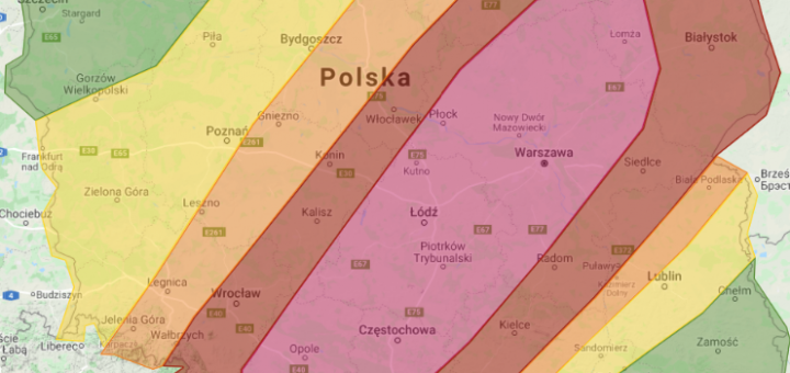 Prognoza burzowa na dzień 30.08.2020 i noc z 30/31.08.2020