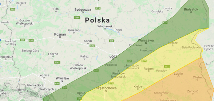 Prognoza burzowa na 18.07.2021 i noc z 18/19.07.2021