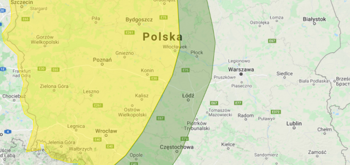 Prognoza burzowa na dzień 7.08.2021 i noc z 7/8.08.2021