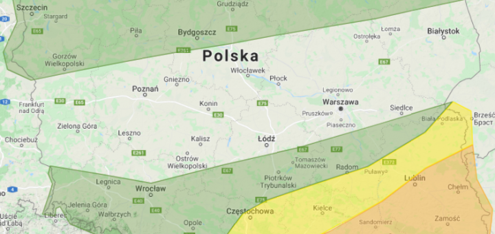 Prognoza burzowa na dzień 8.08.2021 i noc z 8/9.08.2021 - aktualizacja