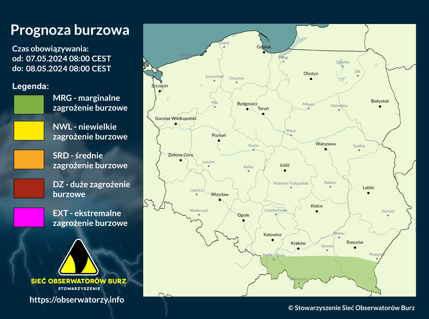 Prognoza burzowa na 7.05.2024 