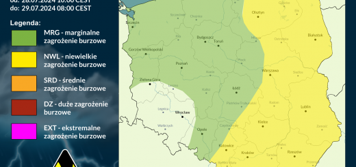 Prognoza burzowa na 28.07.2024 i noc z 28/29.07.2024 [AKTUALIZACJA]