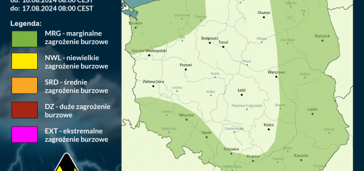 Prognoza burzowa na 16.08.2024 i noc z 16/17.08.2024