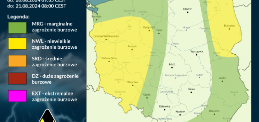 Prognoza burzowa na 20.08.2024 i noc z 20/21.08.2024 [AKTUALIZACJA]