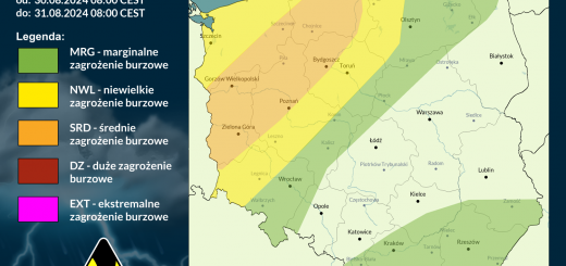 Prognoza burzowa na 30.08.2024 i noc z 30/31.08.2024