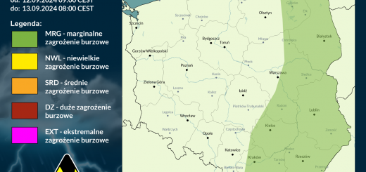 Prognoza burzowa na 12.09.2024 i noc z 12/13.09.2024 [AKTUALIZACJA]