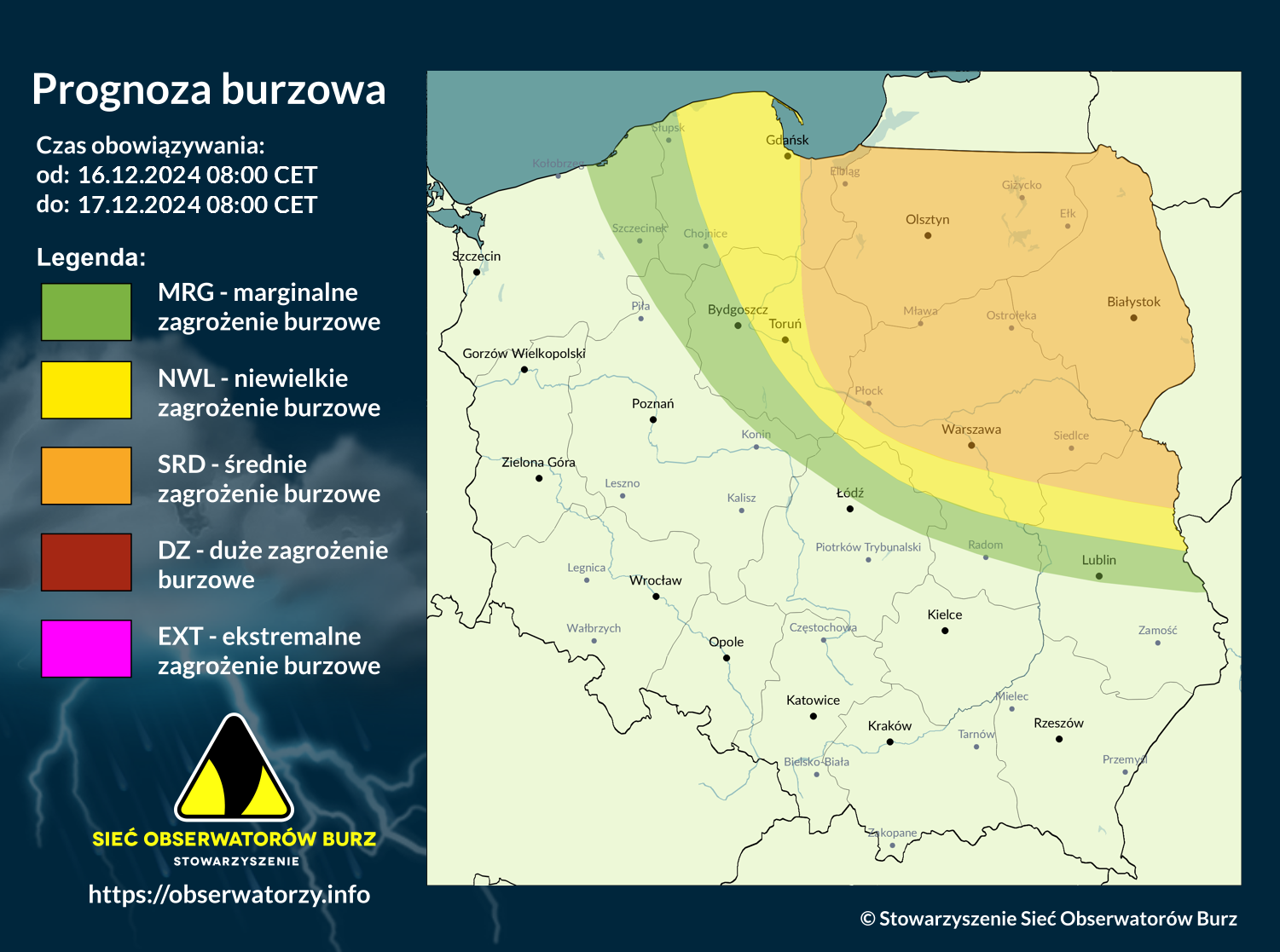 Prognoza burzowa na 16.12.2024