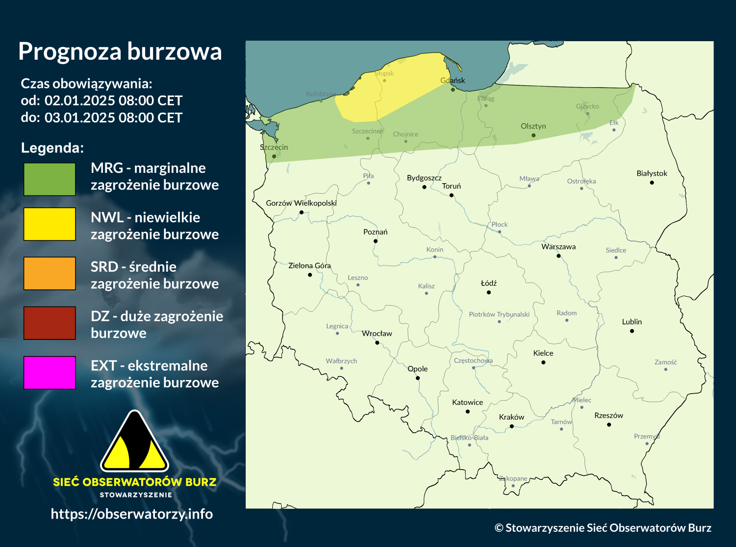 Prognoza burzowa na 2.01.2025