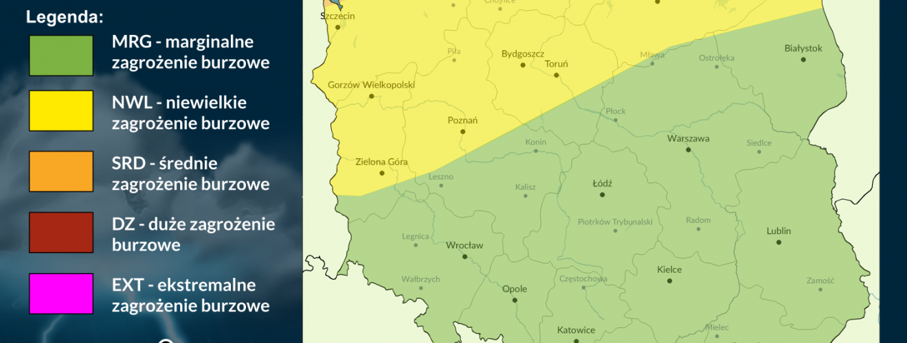 Prognoza burzowa na 3.01.2025 i noc z 3/4.01.2025 [AKTUALIZACJA]