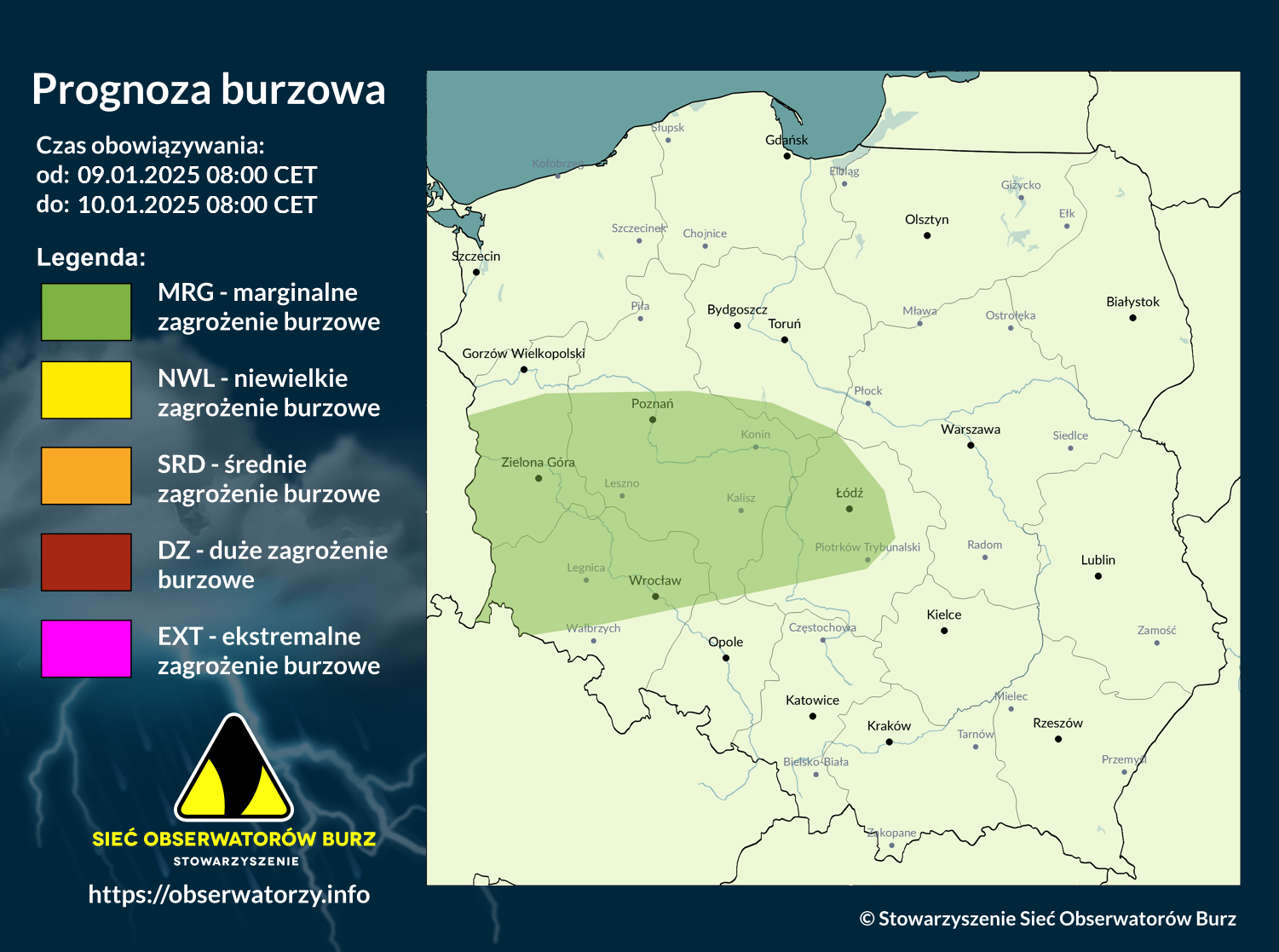 Prognoza burzowa na 8.01.2025