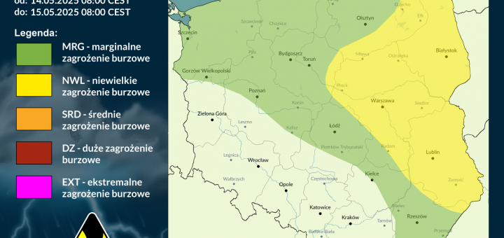 Prognoza burzowa na 14.05.2025