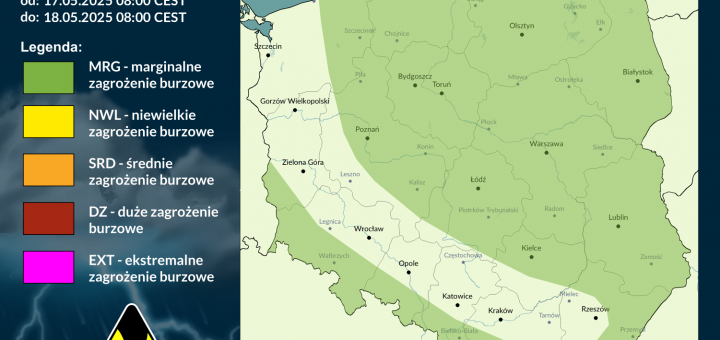 Prognoza burzowa na 17.05.2025