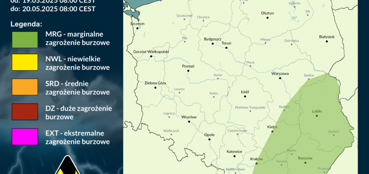 Prognoza burzowa na 19.05.2025