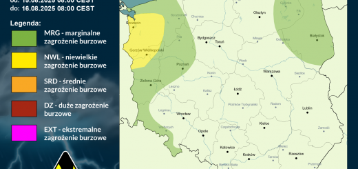 Prognoza burzowa na 15.08.2025 i noc z 15/16.08.2025