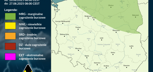 Prognoza burzowa na 26.08.2025 i noc z 26/27.08.2025