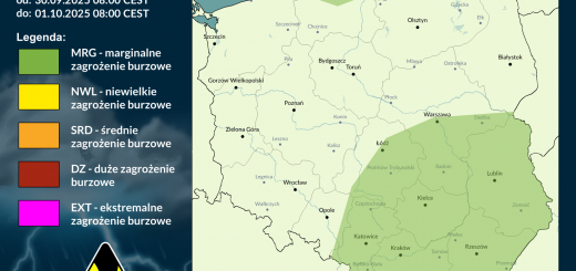 Prognoza burzowa na 30.09.2025 i noc z 30.09/01.10.2025